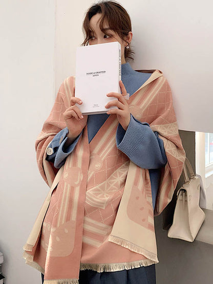 Original Warm Print Shawl&Scarf