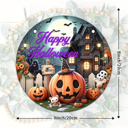 Halloween Wooden Door Sign Hanging Decor