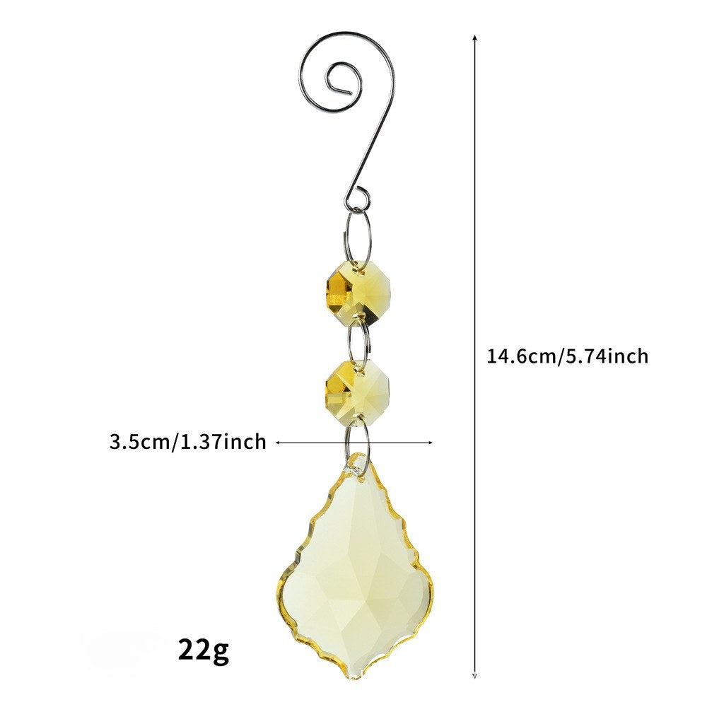 Leaf Crystal Pendant Suncatcher Hangings