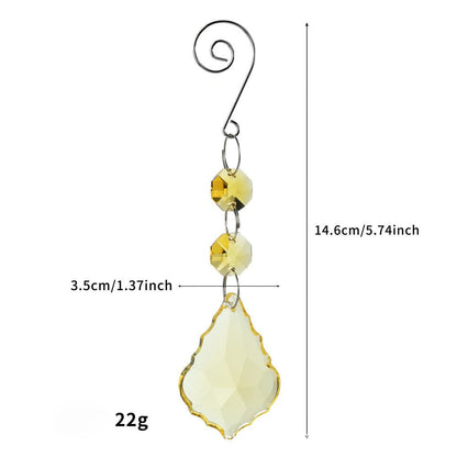 Leaf Crystal Pendant Suncatcher Hangings