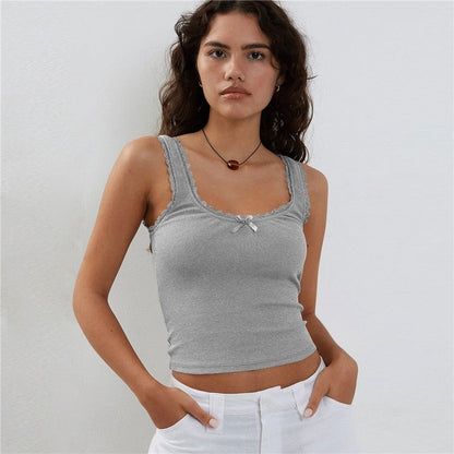 Solid Color Slim-Fit Tank Top