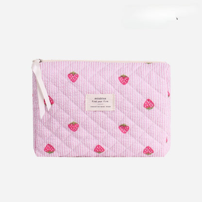Candy Color Sweet Large Capacity Make Up Bag