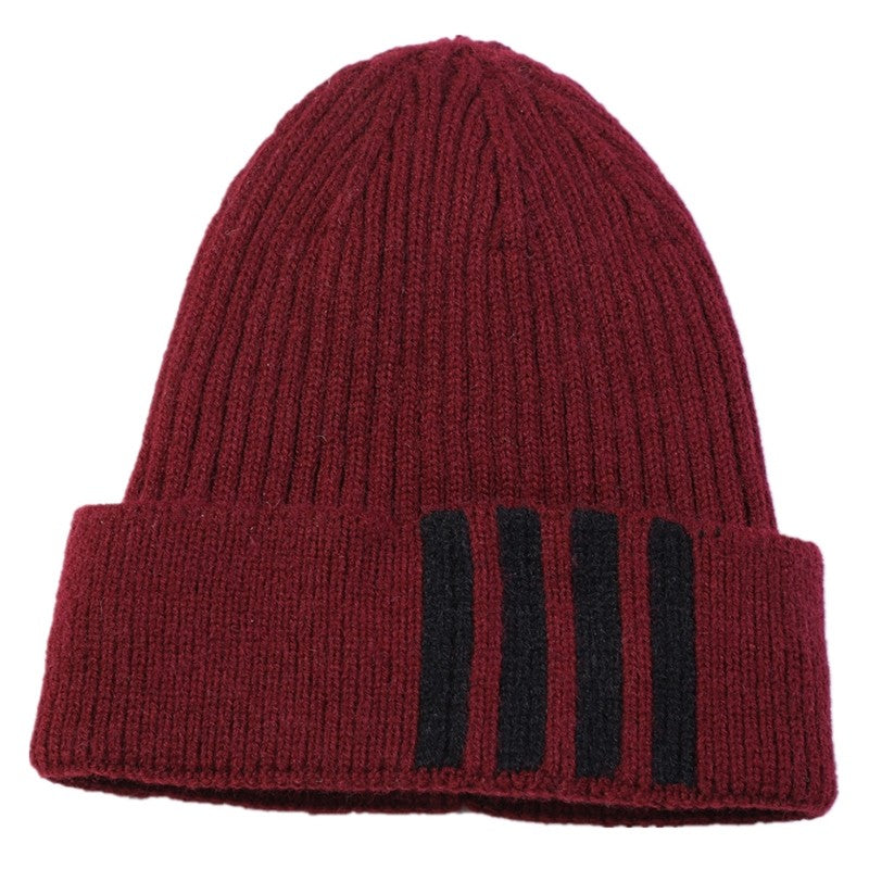 Men's Fleece-Lined Knit Ear-Warmer Hat