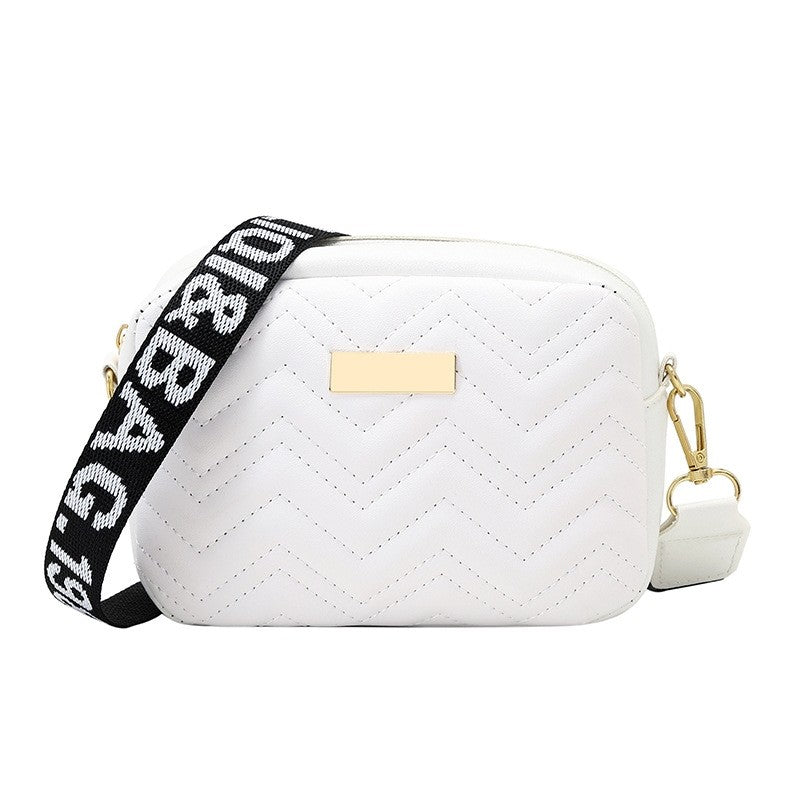 Fashion Letter-Strap Crossbody Bag