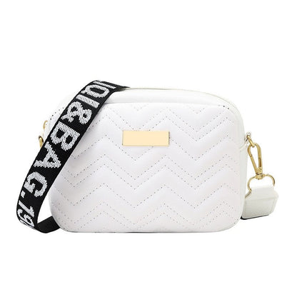 Fashion Letter-Strap Crossbody Bag