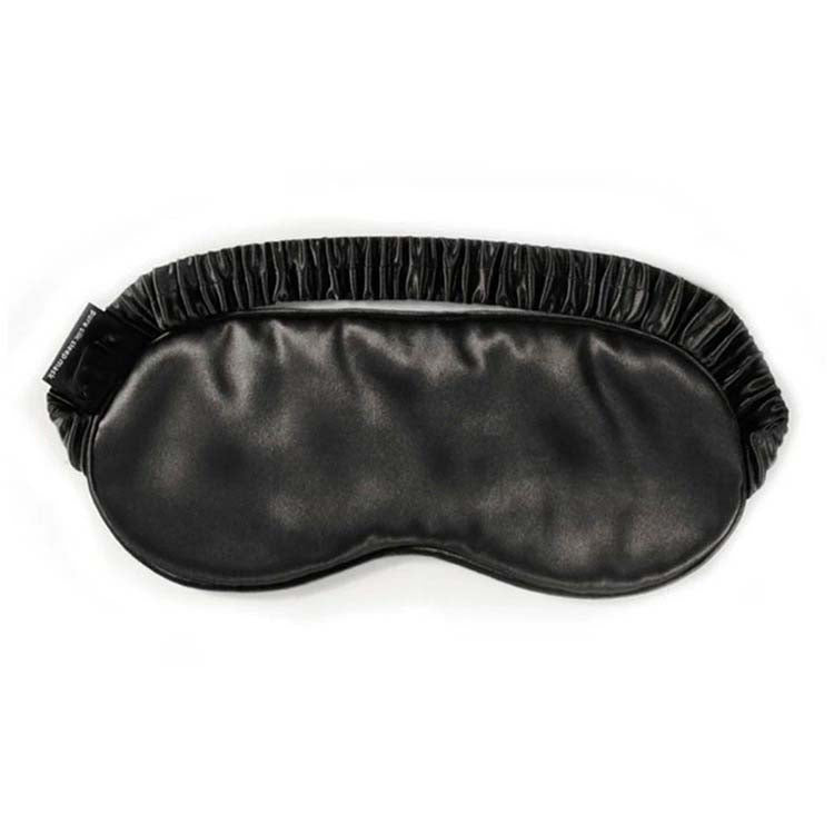 Solid Color Silk Eye Mask With Elastic Band