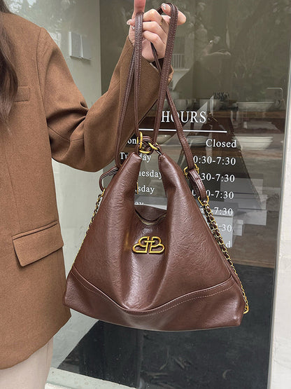 Chains Zipper Handbags