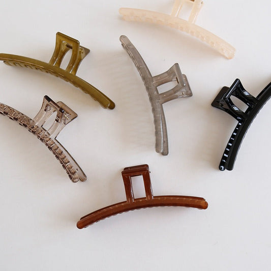 Large Transparent Minimalist Claw Clip