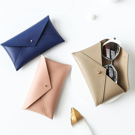 Minimalist Protable Silid Color Eyeglasses Case