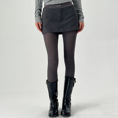 Medium Thick Solid Color Minimalist Base Pantyhose