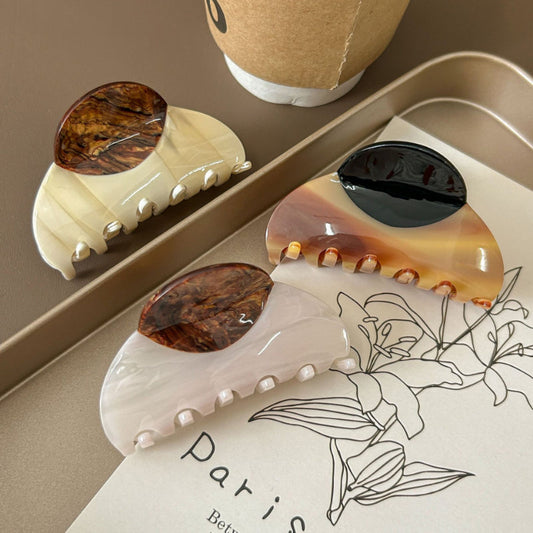 2+Contrast Color Vintage Hair Clips