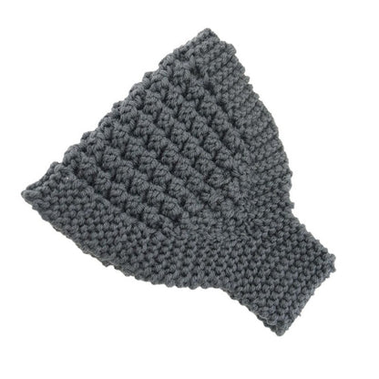 Solid Color Knitted Warm Ear Protection Beanie