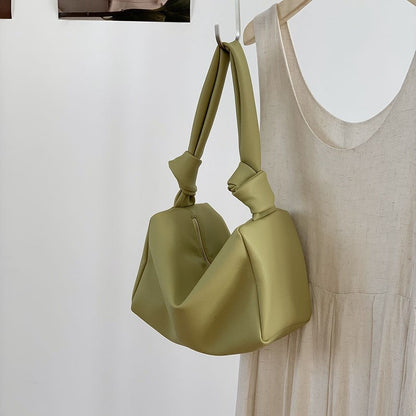 Chic Casual Soft Knotted Shoulder Bag