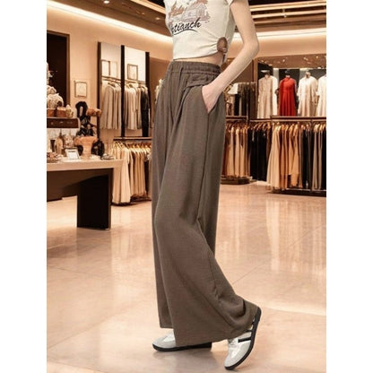 2-Pack High Waist Relaxed Fit Wide Leg Pants