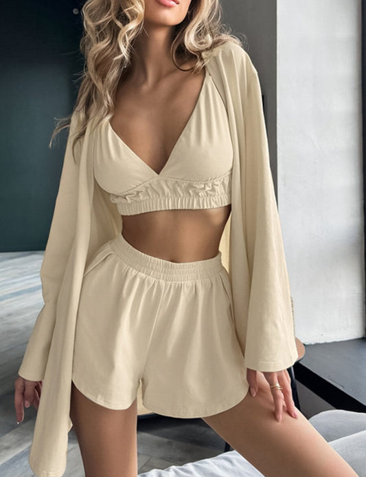 Solid Color Sexy Homewear Sets