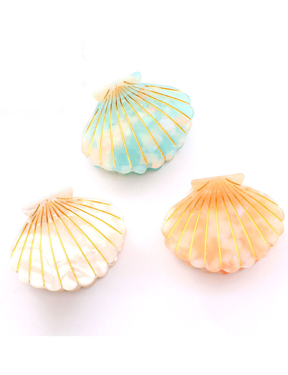 Simple Colorful Shell Acetate Claw Claw