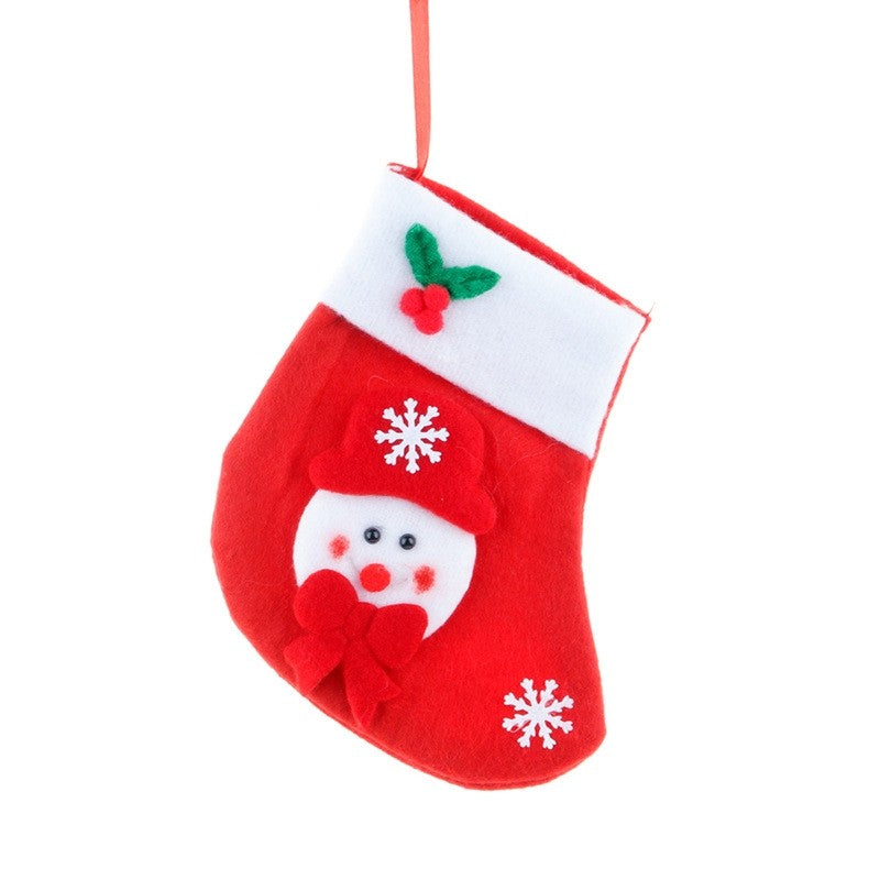 Christmas Socks Gift Bag Small Christmas Socks Pendant Christmas Tree Pendant