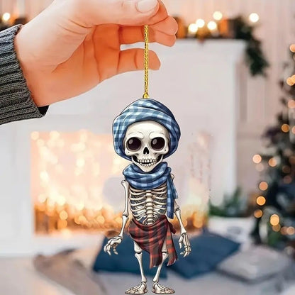 Halloween Acrylic Skull Ornament
