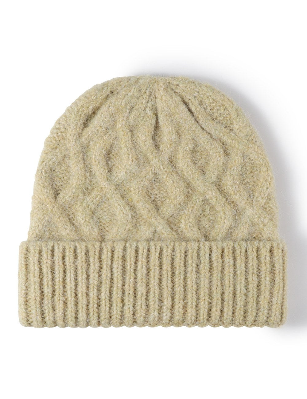 Twist Jacquard Knit Hat Solid Color Beanie