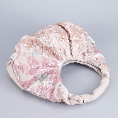 Elegant Sequin Embroidered Handbag