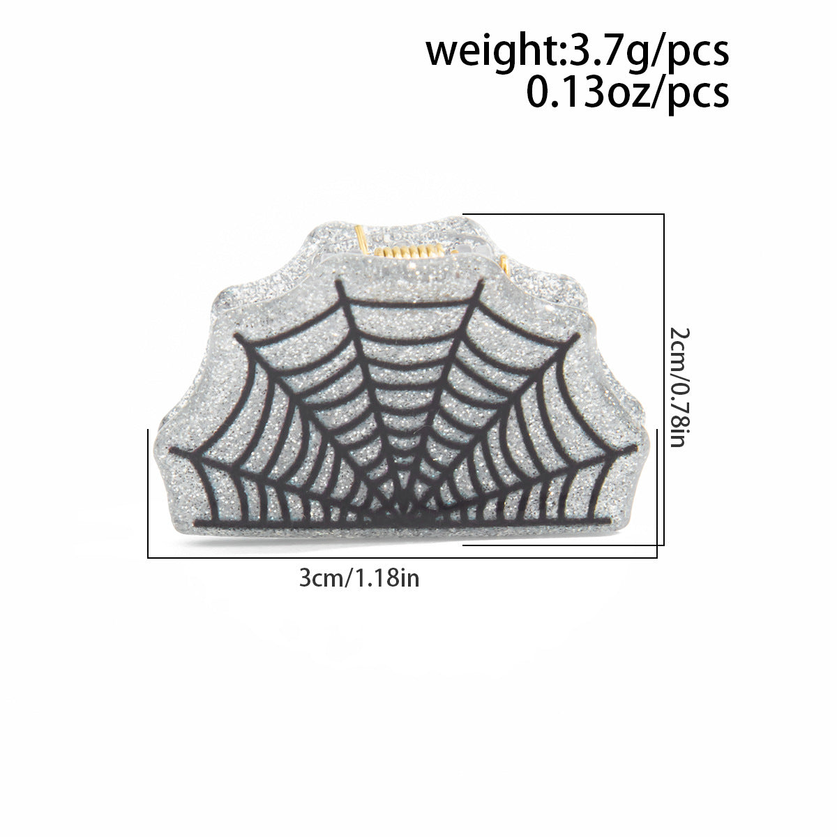 Cute Halloween Spider Ghost Mini Hair Claw