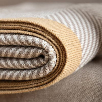 Repeating Geometric Cozy Throw Blanket