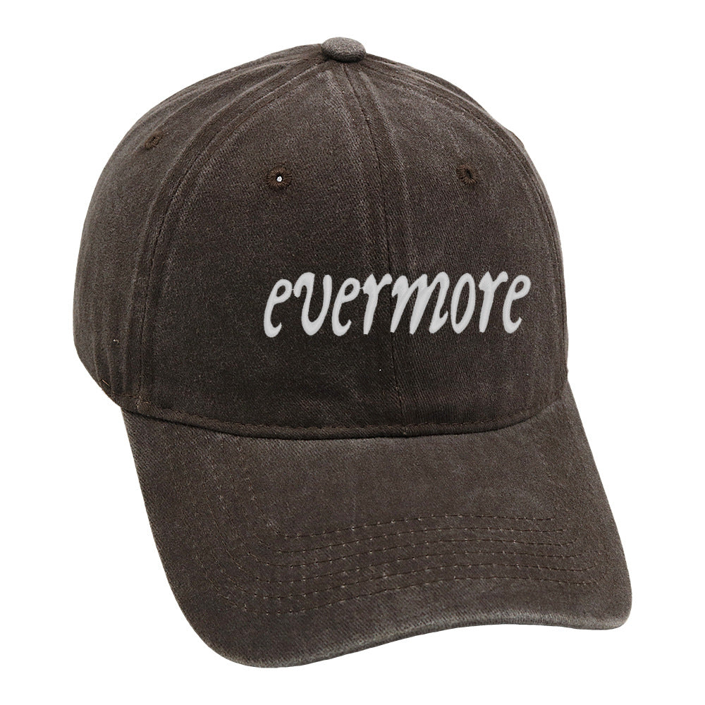 Distressed Letter Embroidered Baseball Caps