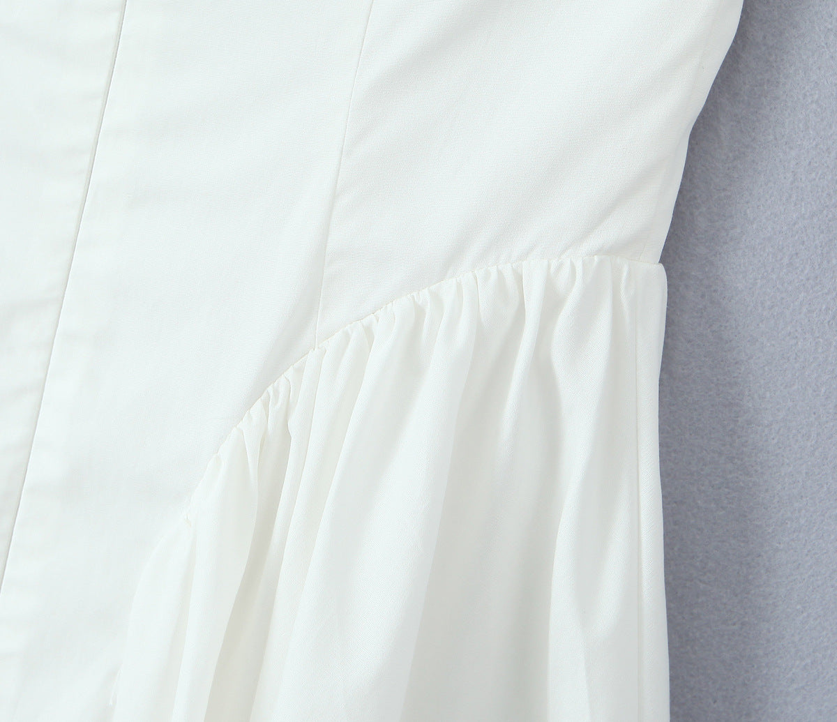 Solid Color Halter V-Neck Ruffle Maxi Dress