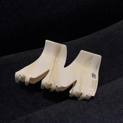 M Shaped Irregular Print Sweet Hair Claws