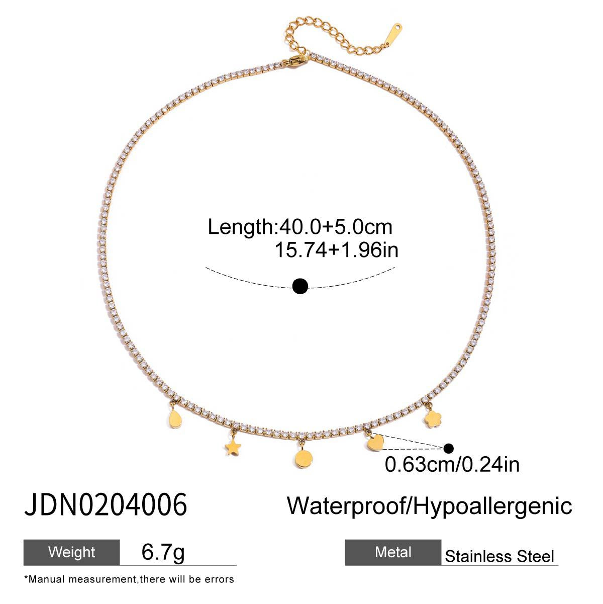 Chic Gold Plated Stainless Steel Choker Necklace