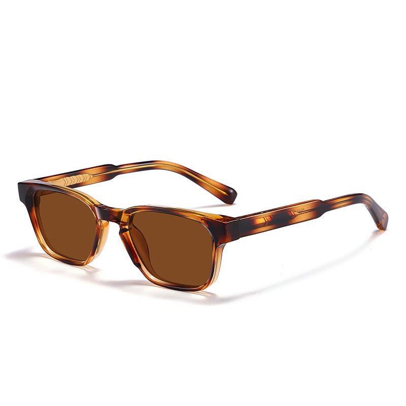 Color Block Frame Polarized Sunglasses