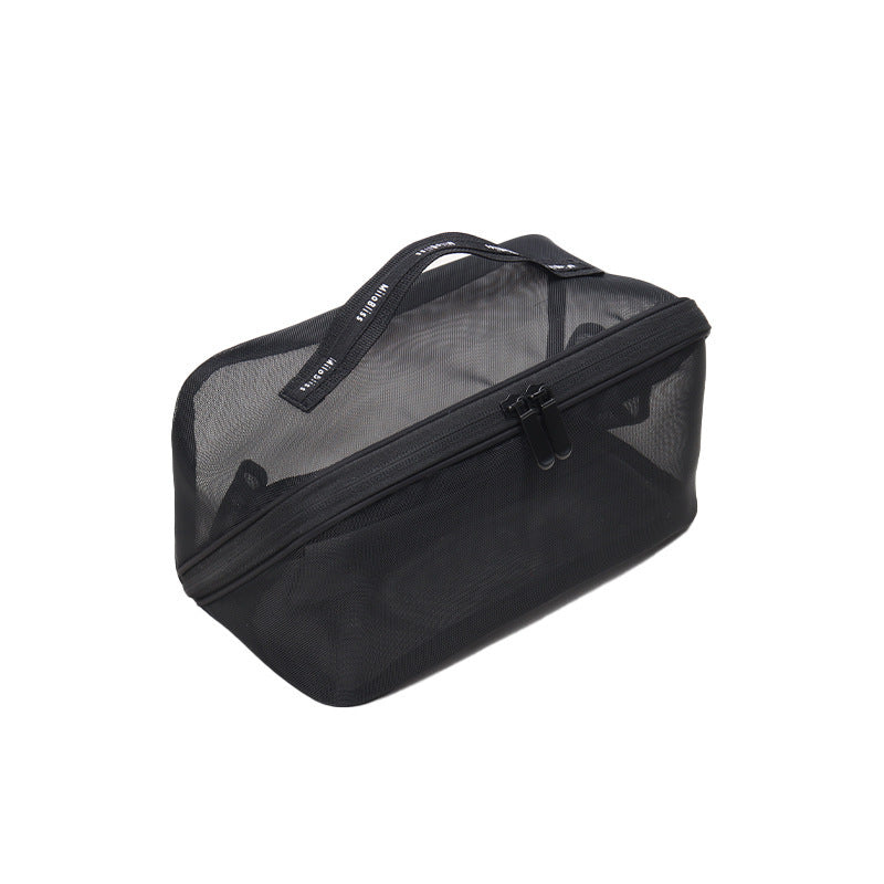 Black Letter Portable Make Up Bags