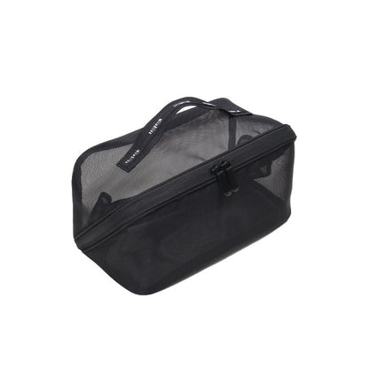 Black Letter Portable Make Up Bags