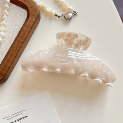 Solid Color Acetate Large Hair Claw