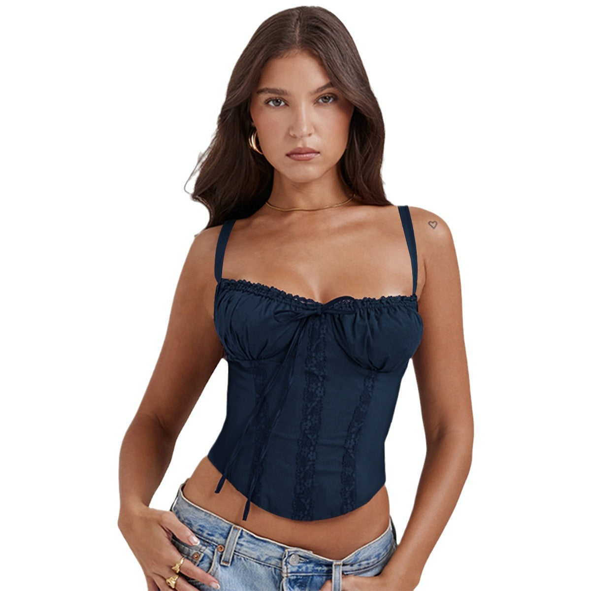 Lace String Sexy Sleeveless Spaghetti Top