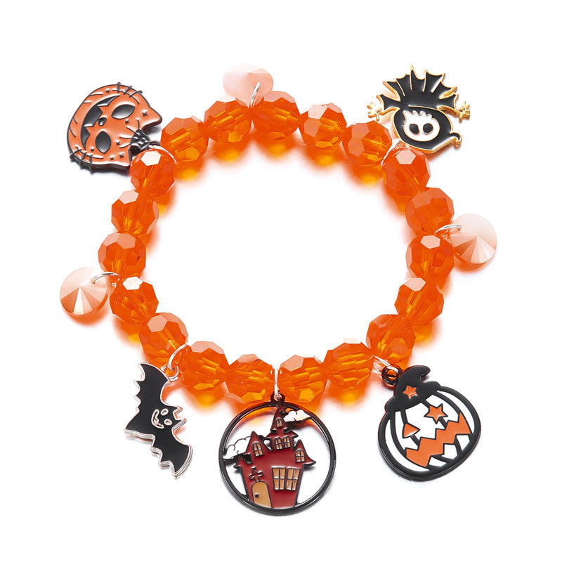 Halloween Funny Pumpkin Spider Ghost Bracelet