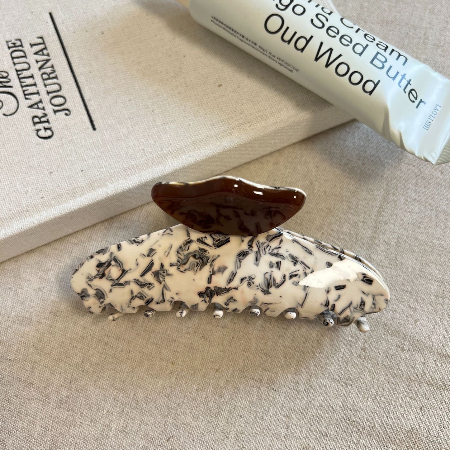 Splice Color Block Acetate Hair Claw