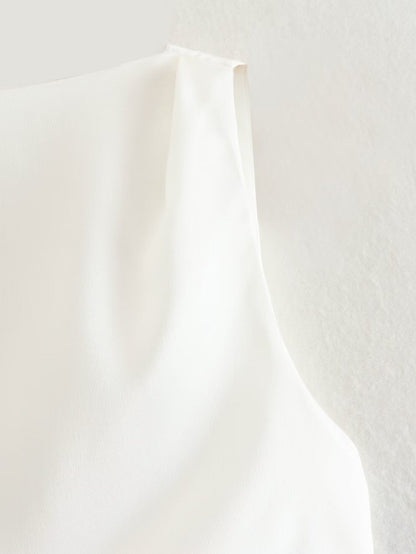 Sexy Backless Tie Back Cropped Top