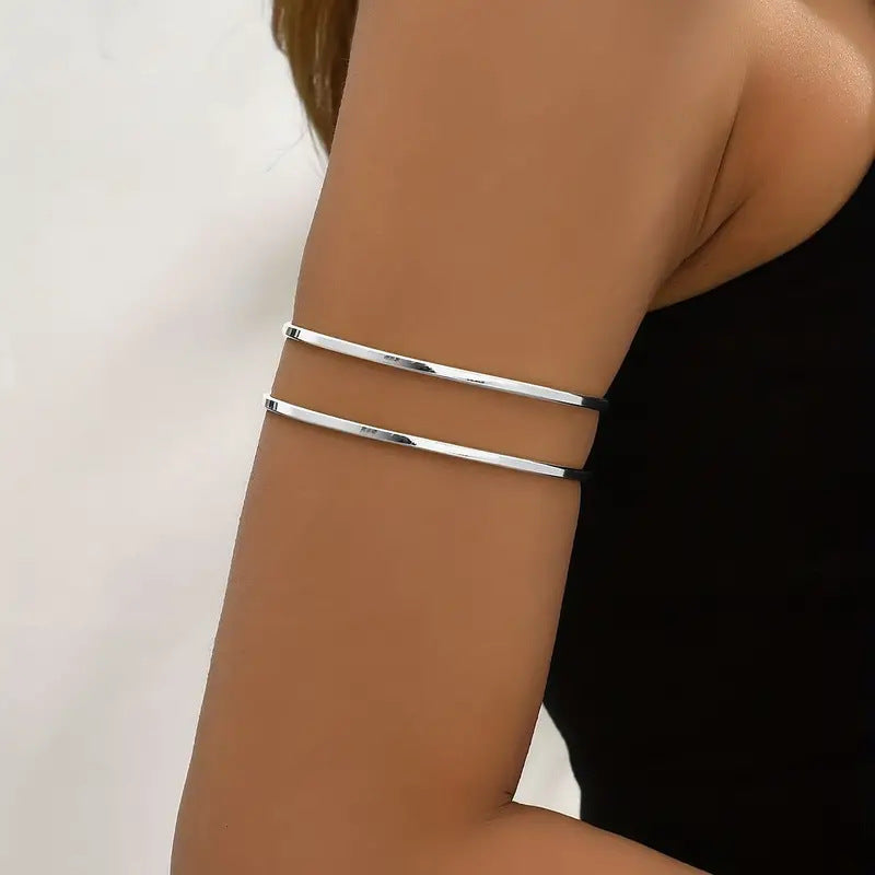 Simple Layered Open Arm Cuff
