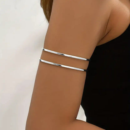 Simple Layered Open Arm Cuff