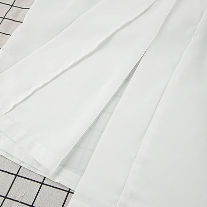 3PCS Solid Color Split Homwear Sets