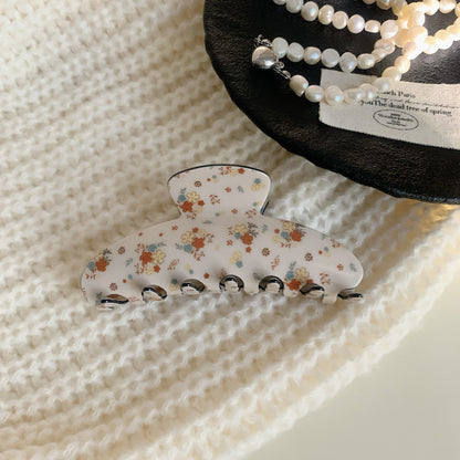 Cute Flower Geometric Acrylic Hair Claw