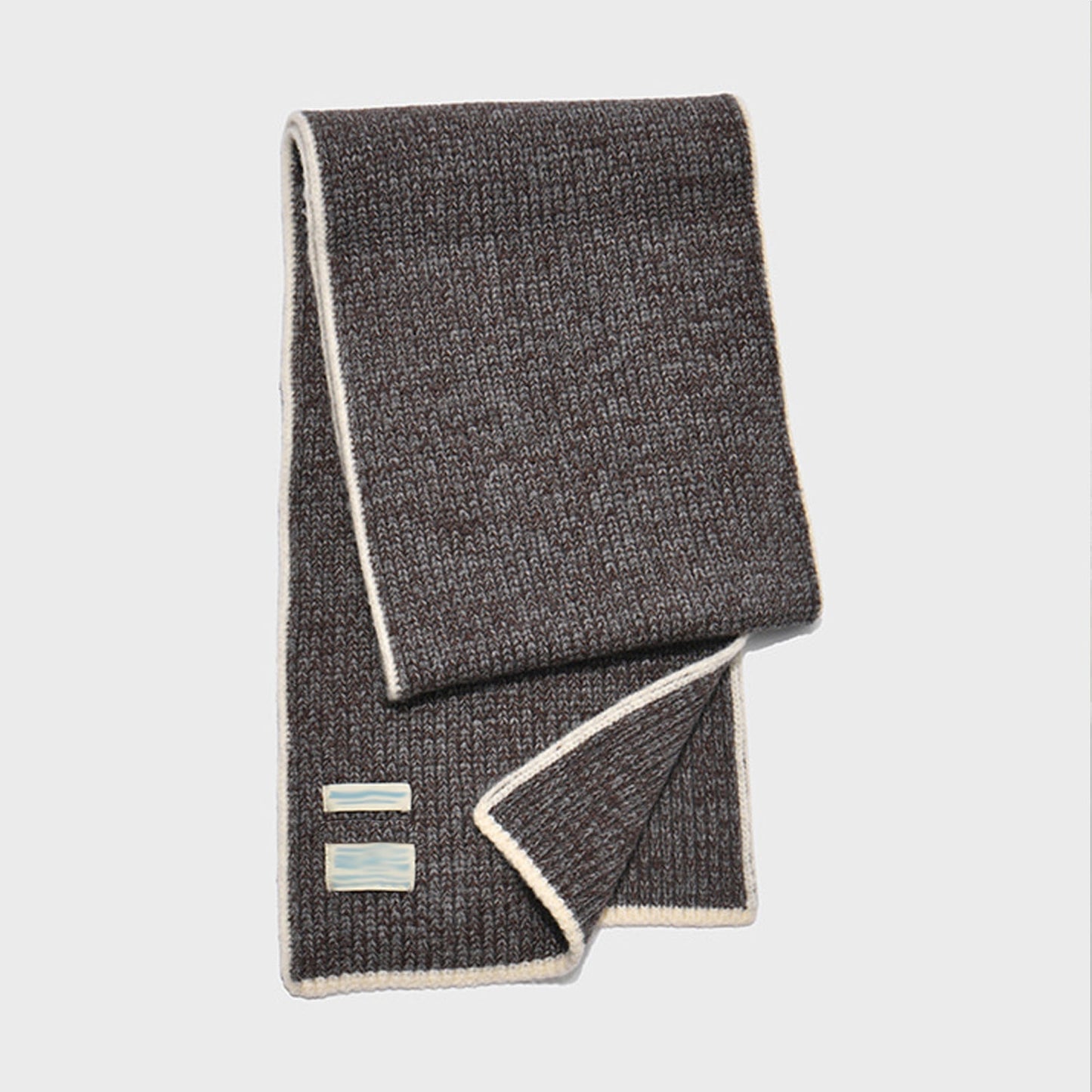 Simple Cozy Wool Blend Knit Winter Scarf