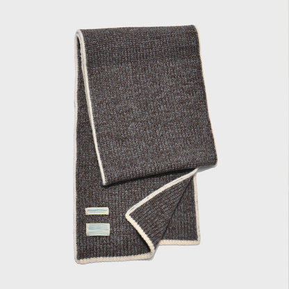 Simple Cozy Wool Blend Knit Winter Scarf
