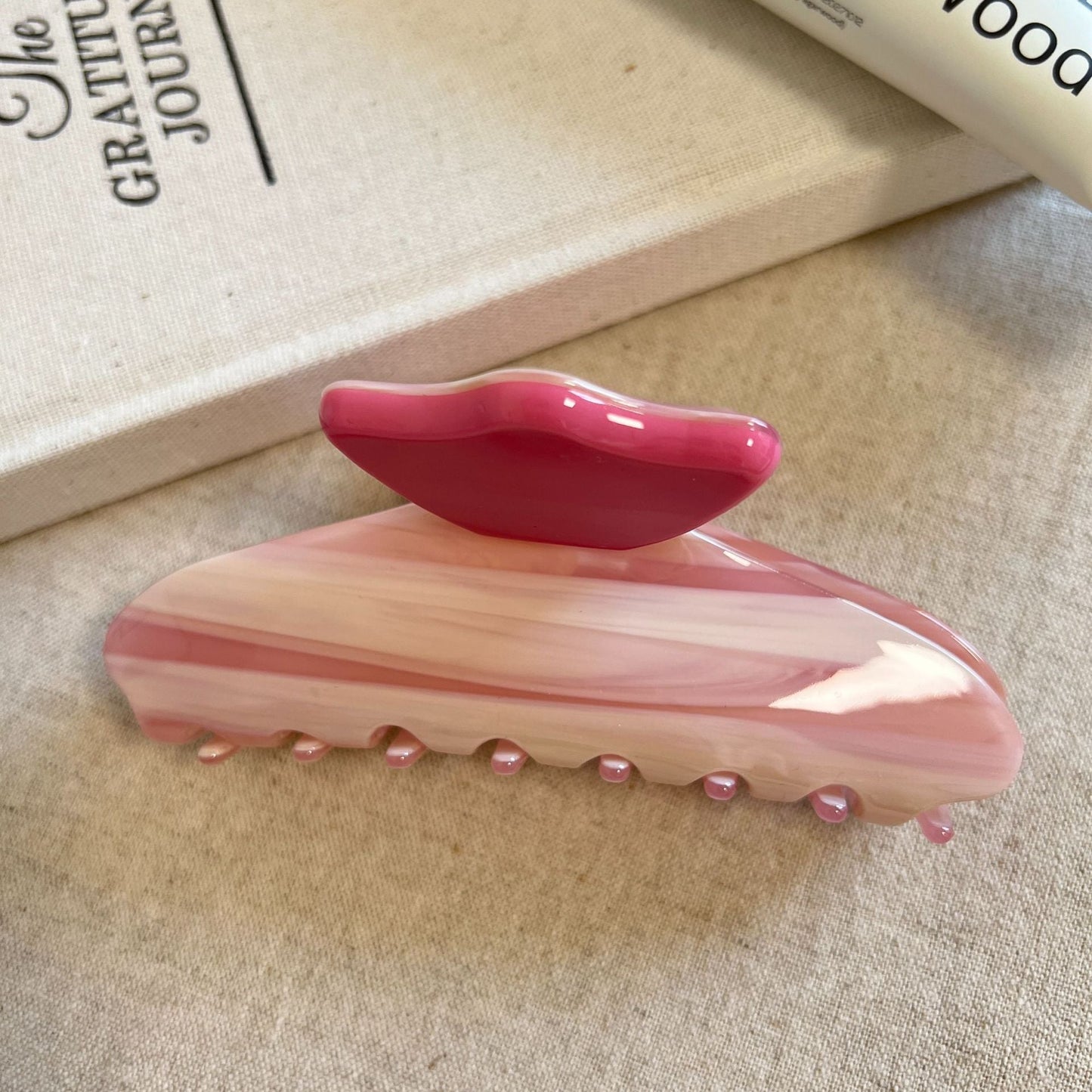 Splice Color Block Acetate Hair Claw