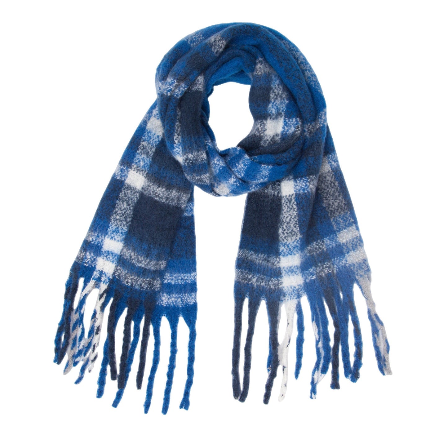 Tassel Plaid Vintage Scarves
