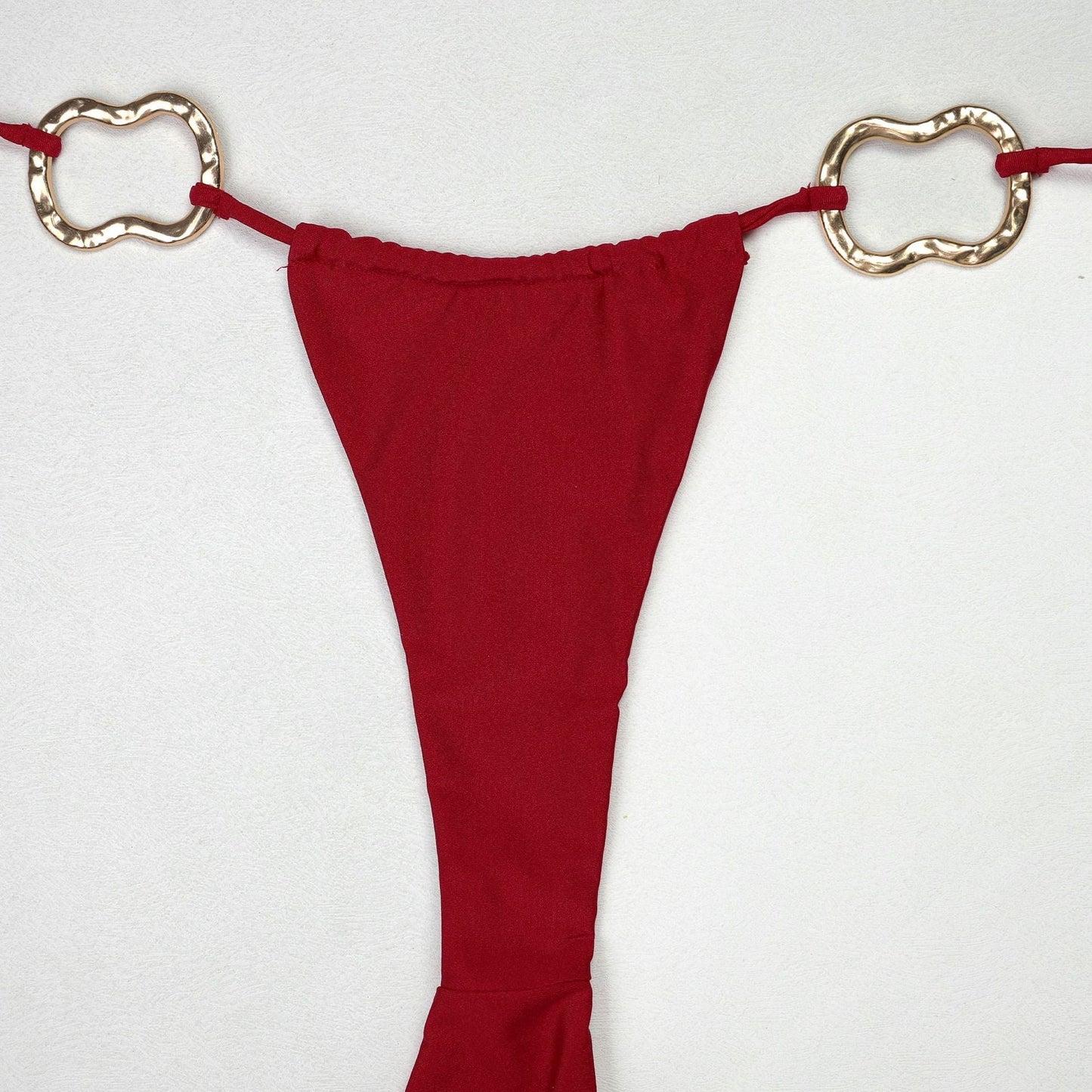 Solid Color Sexy Halter Bikini Swimwear