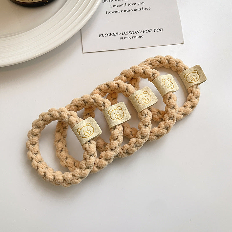 Simple High Stretchy 5PCS Hair Ties