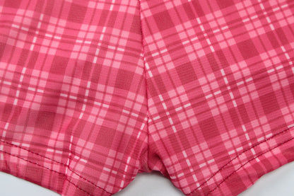 Color Block Pleated Sleeveless Vest Shorts Set