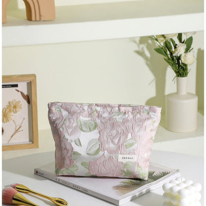 Colorful Embroidery Portable Cosmetic Bag